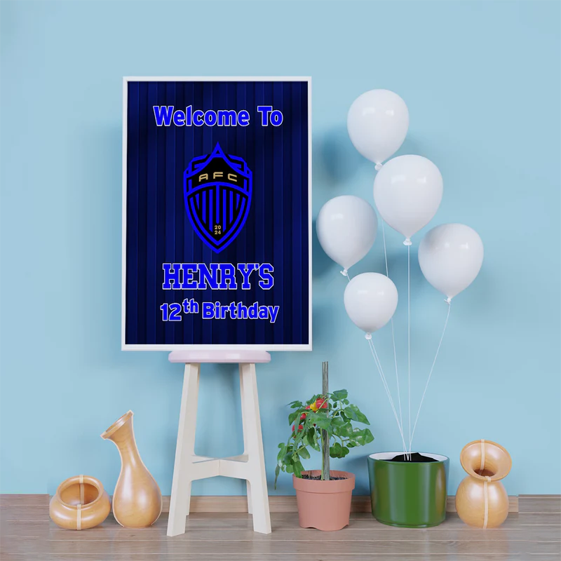 Auckland FC Birthday Decorations, Kiwi Soccer Football Party Supplies, Aucland FC football Themed, All Whites Football Digital Template, Editable Auckland FC Image SVG PNG