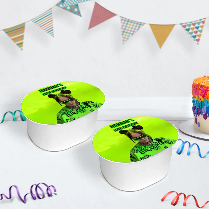 Billie Eilish Birthday Decorations, Billie Eilish Party Supplies, The Avocados Themed, Billie Eilish Fans Digital Template, Editable Billie Eilish Image SVG PNG