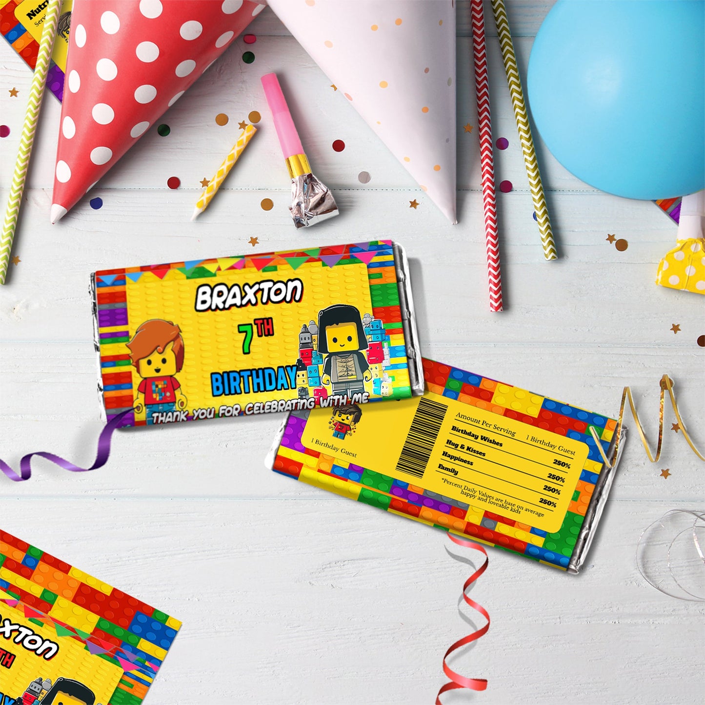 Lego City Birthday Decorations, Building Blocks Party Supplies, Bricks Themed, Lego Digital Template, Editable Brick Image SVG PNG