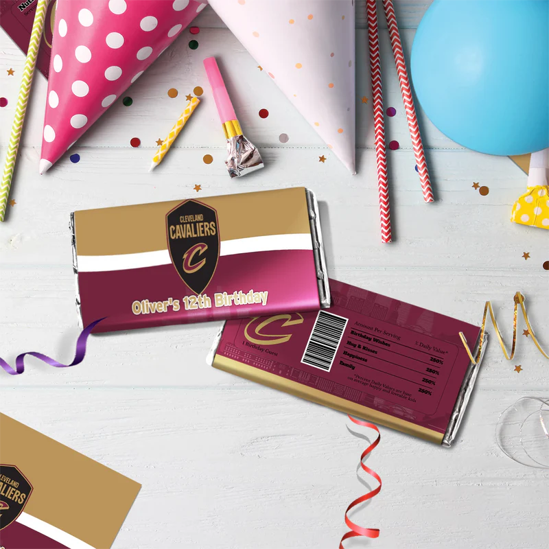 Cleveland Basketball Birthday Decorations, The Cavs Party Supplies, NBA Basketball Team Themed, Cleveland Cavaliers Digital Template, Editable Cleveland Cavaliers Image SVG PNG