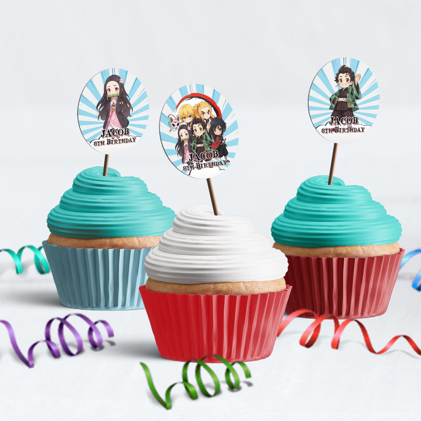 Demon Slayer Birthday Decorations, Anime Series Party Supplies, Demon Slayer, Demon Slayer, Demon Slayer SVG