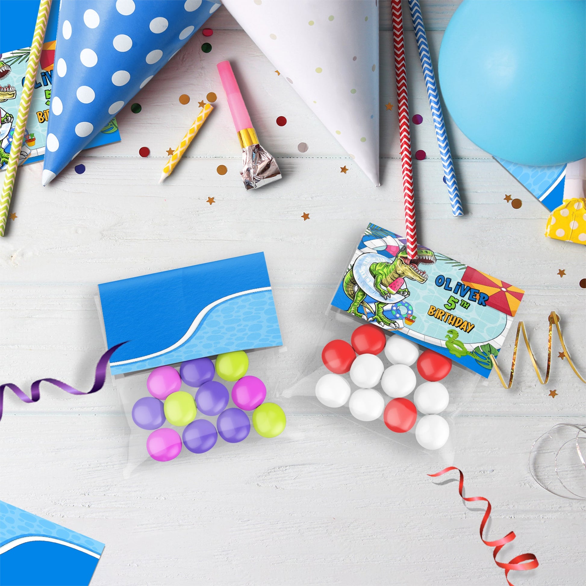 Dinosaur Birthday Decorations, Trex Party Supplies, Jurassic Park Themed, Dino Pool Party Digital Template, Editable Dinosaur Image SVG PNG