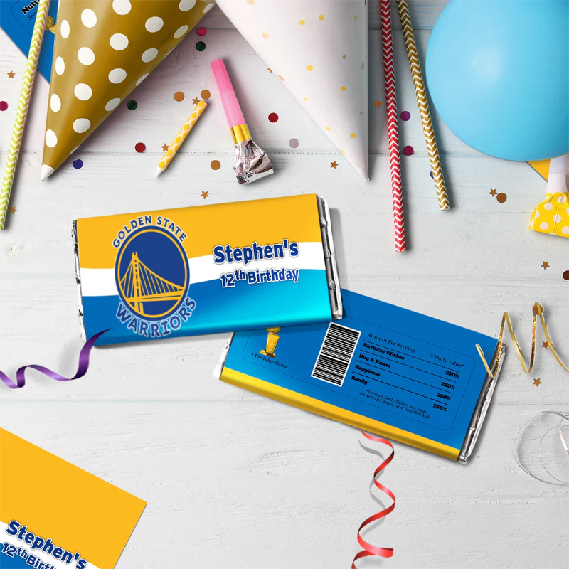 Golden State Warriors Birthday Decorations, NBA Team Party Supplies, Basketball Themed, GSW Stephen Curry Digital Template, Editable Golden State Warriors Image SVG PNG