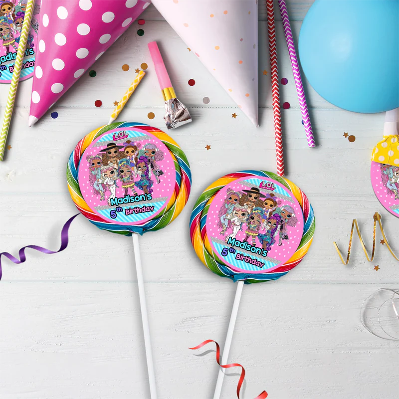 LOL Dolls Birthday Decorations, LOL Surprise Dolls Party Supplies, LOL Toys Themed, LOL Dolls Digital Template, Editable LOL Dolls Image SVG PNG