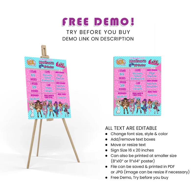 LOL Dolls Milestone Poster