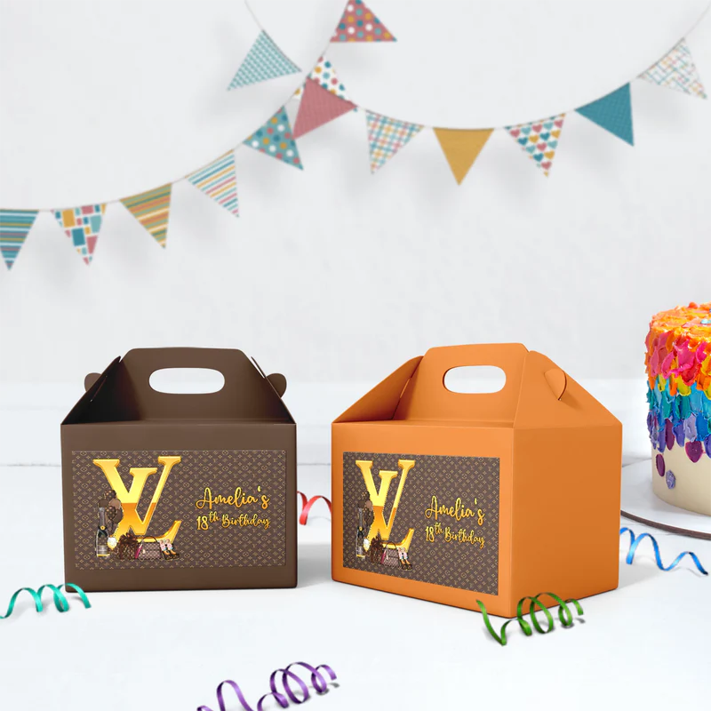 Louis Vuitton Inspired Birthday Decorations, LV Inspired Party Supplies, Louis Vuitton Inspired Themed, LV Style Inspired Digital Template, Editable Louis Vuitton Inspired Image SVG PNG