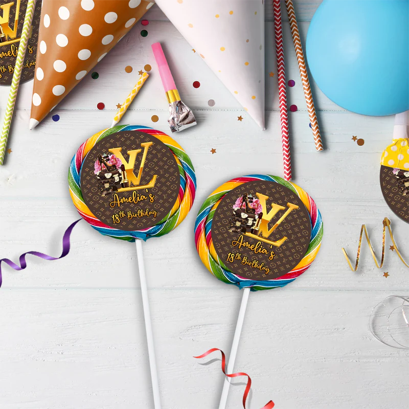 Louis Vuitton Inspired Birthday Decorations, LV Inspired Party Supplies, Louis Vuitton Inspired Themed, LV Style Inspired Digital Template, Editable Louis Vuitton Inspired Image SVG PNG