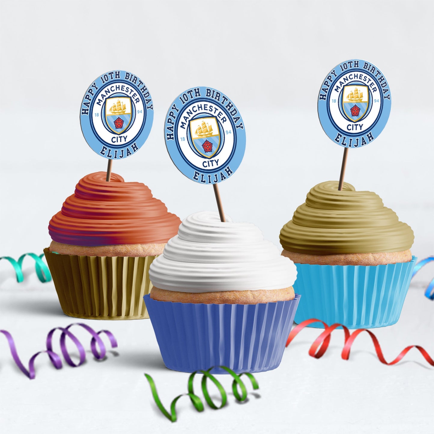 Man City FC Birthday Decorations, Premier League Club Party Supplies, The Blues, The Cityzens , Manchester City FC SVG