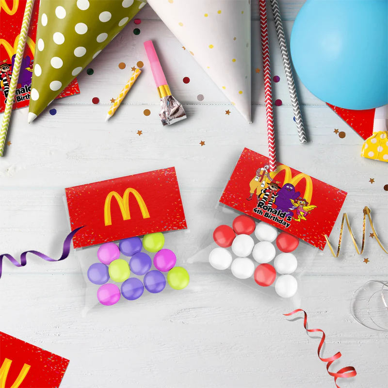 McDonalds Birthday Decorations, Big Mac Party Supplies, McDonalds Themed, McDonalds Digital Template, Editable McDonalds Image SVG PNG