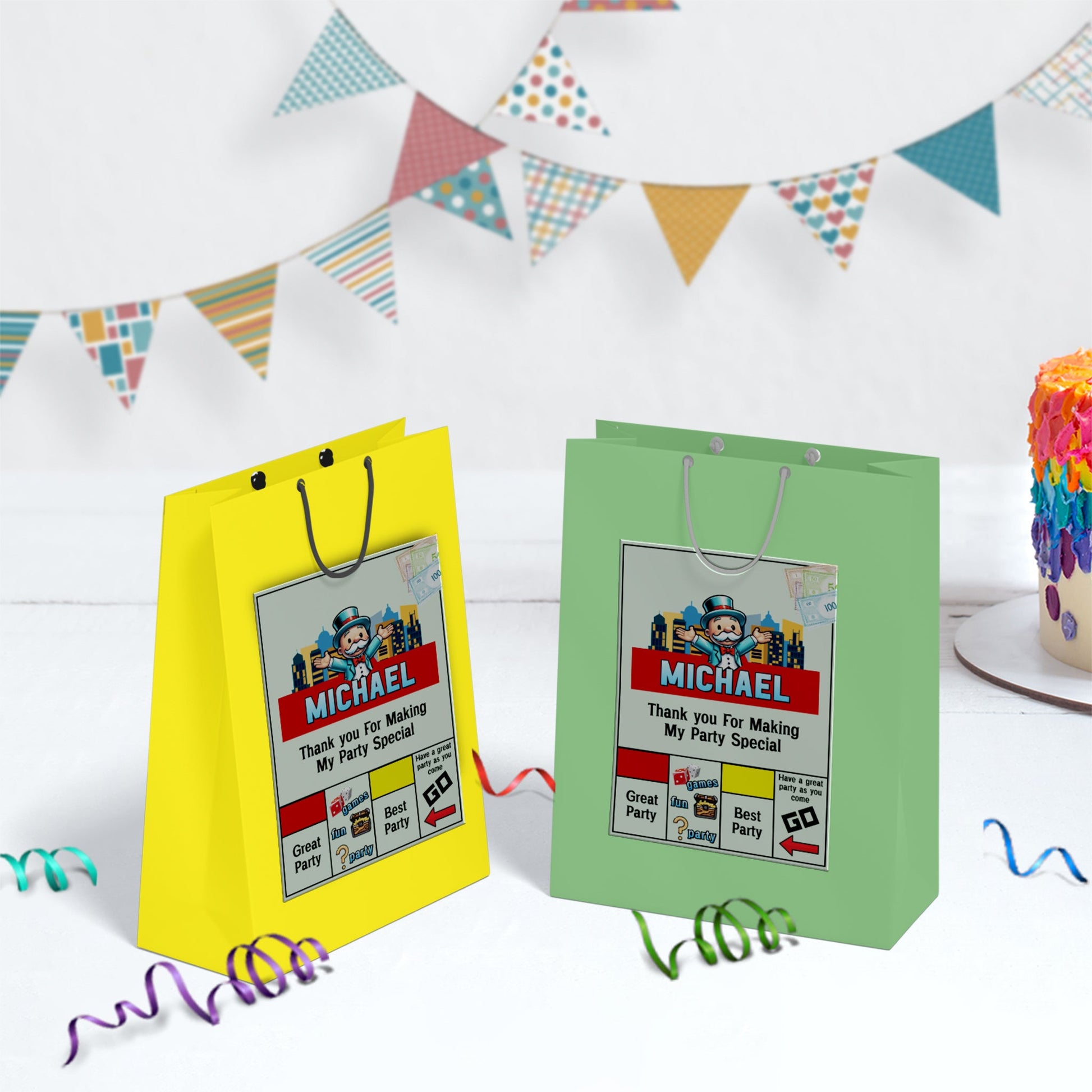 Monopoly Go Birthday Decorations, Monopoly Board Game Party Supplies, Sleepover Board Game Themed, Game Night Digital Template, Editable Monopoly Game Image SVG PNG