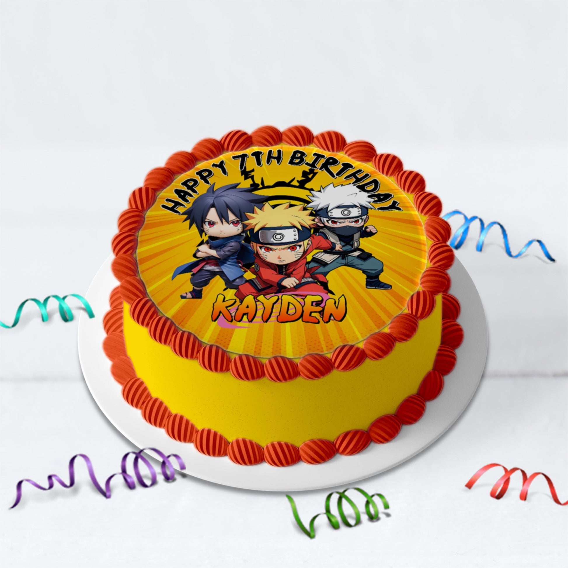 Naruto Birthday Decorations, Anime Manga Ninja Party Supplies, Ninja Themed, Naruto Digital Template, Editable Naruto Image SVG PNG