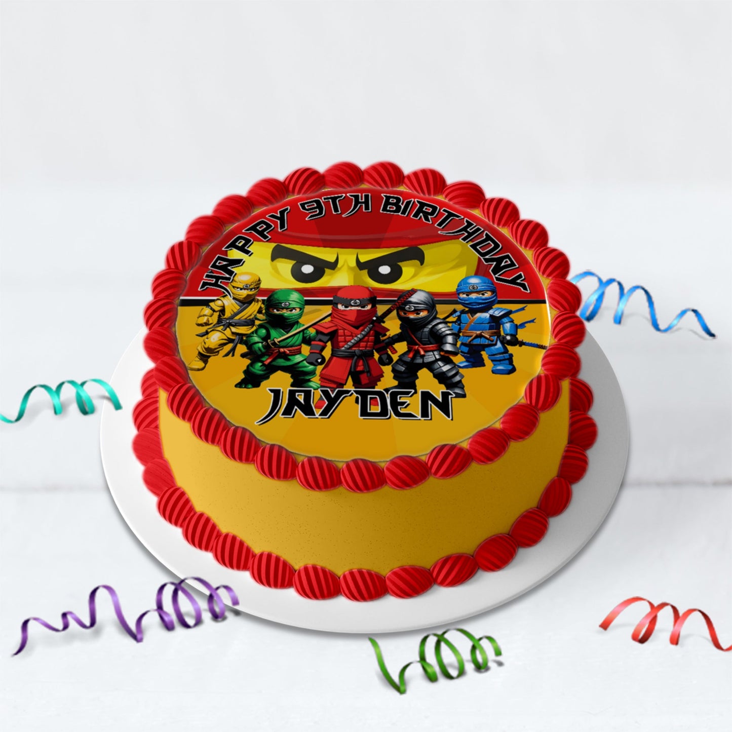 Ninjago Birthday Decorations, Lego Ninja Party Supplies, Ninja Themed, Ninja Lego Digital Template, Editable Ninja Figure Image SVG PNG