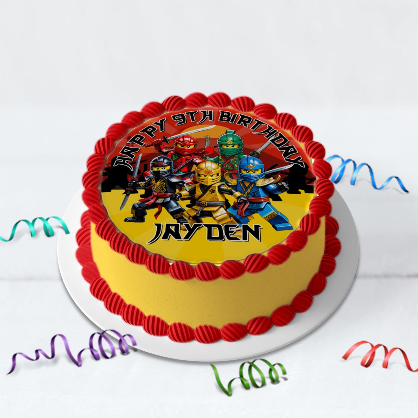 Ninjago Birthday Decorations, Lego Ninja Party Supplies, Ninjago, Ninja Lego, Ninjago SVG