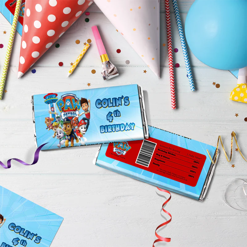 Paw Patrol Birthday Decorations, Rocky Zuma Party Supplies, Rubble & Crew Themed, Paw Patrol Digital Template, Editable Paw Patrol Image SVG PNG