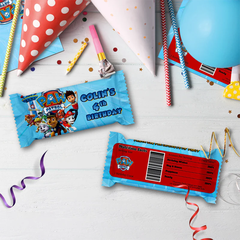 Paw Patrol Birthday Decorations, Rocky Zuma Party Supplies, Rubble & Crew Themed, Paw Patrol Digital Template, Editable Paw Patrol Image SVG PNG