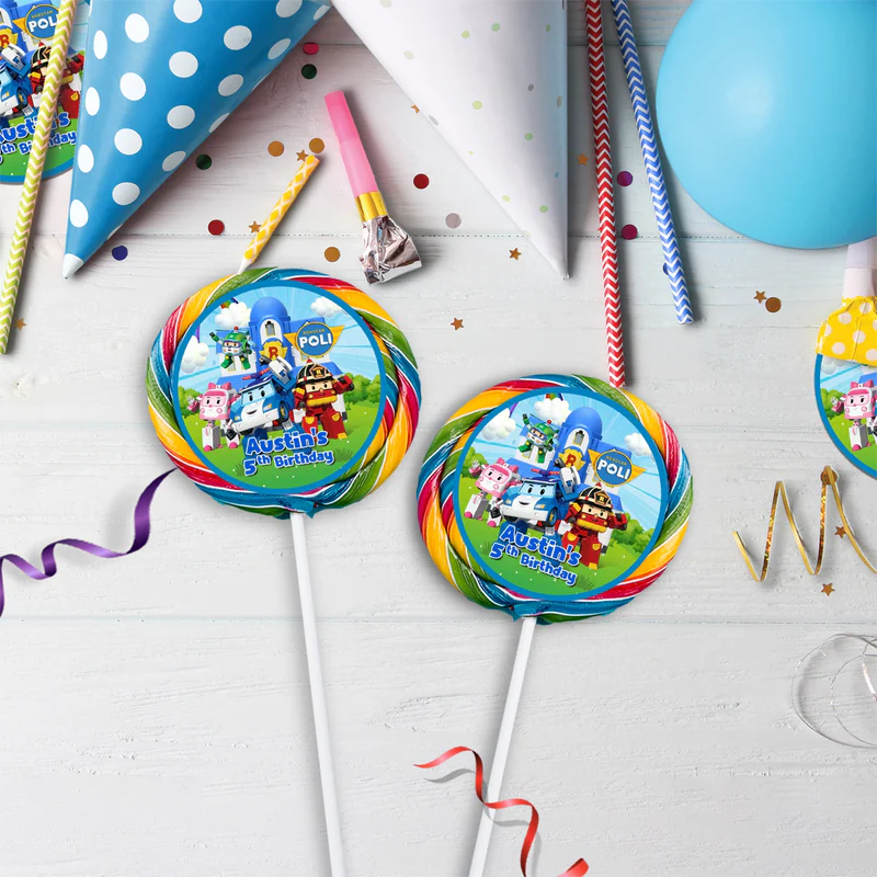 Robocar Poli Birthday Decorations, Robocar Rescue Team Party Supplies, Robocar Broomstown Themed, Robocar POLI Digital Template, Editable Robocar POLI Image SVG PNG