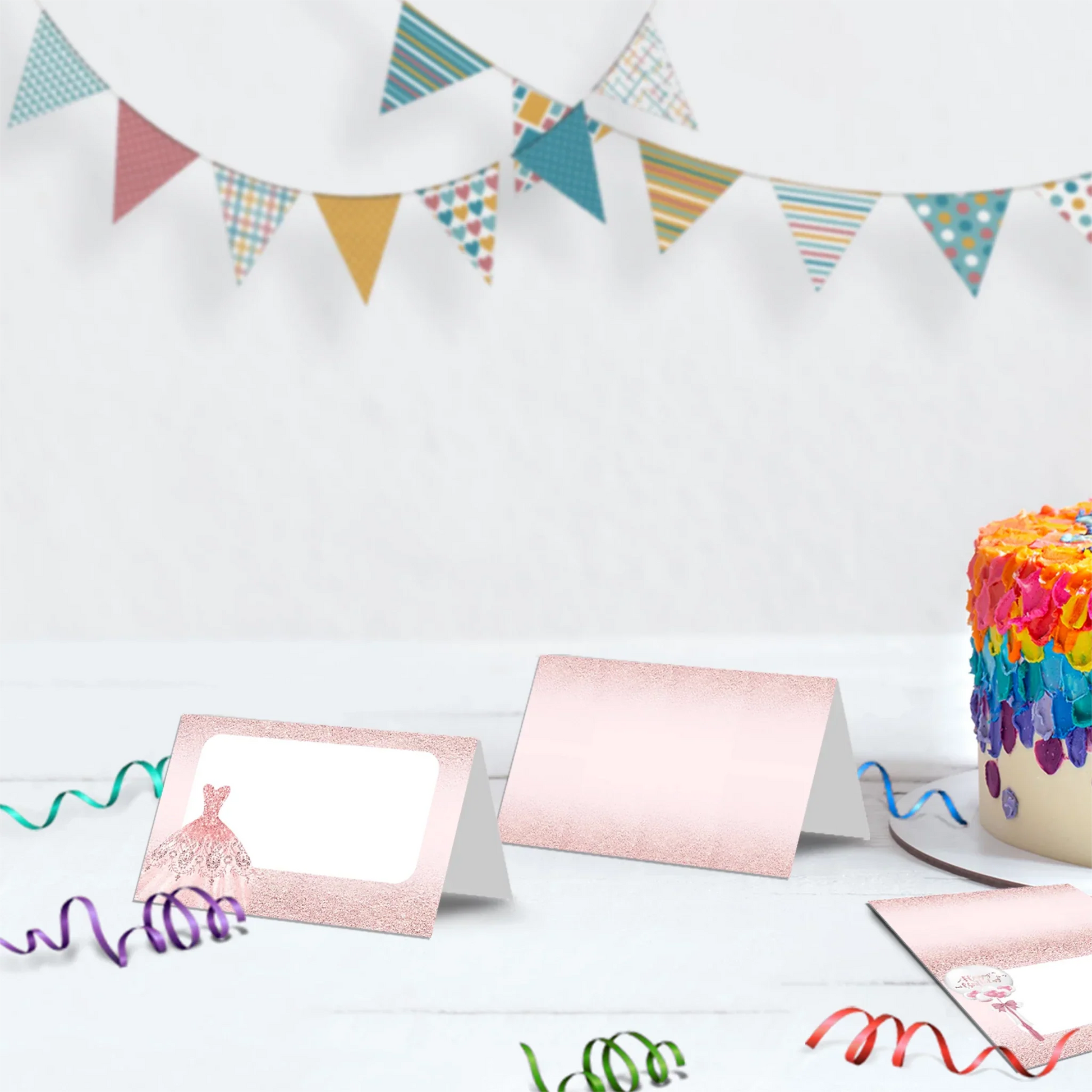 18th birthday Birthday Decorations, 16th birthday Party Supplies, Teen Birthday Themed, Adult Birthday Digital Template, Editable Rose Gold Image SVG PNG