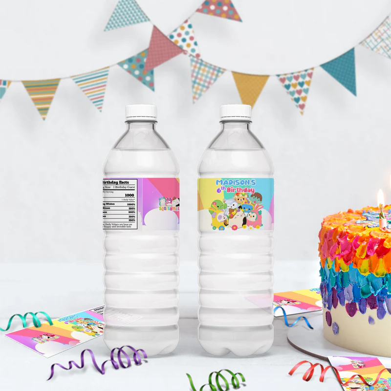 Squishmallows Birthday Decorations, Squishmallows Party Supplies, Squishmallows Themed, Squishmallows Digital Template, Editable Squishmallows Image SVG PNG