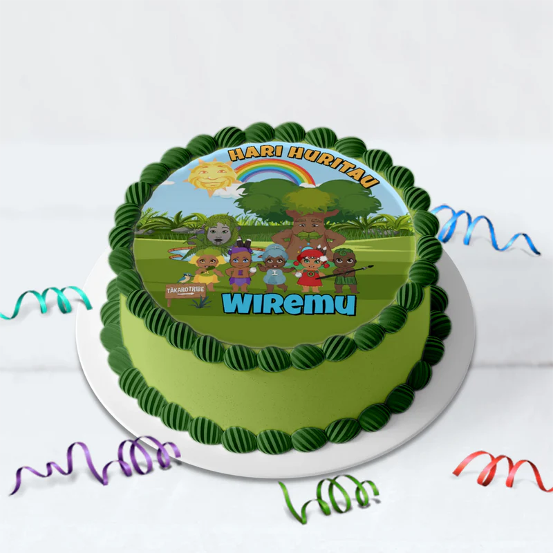 Takaro Tribe Birthday Decorations, Maori series Party Supplies, Te Reo Maori Themed, Hari Huritau Digital Template, Editable Takaro Tribe Image SVG PNG