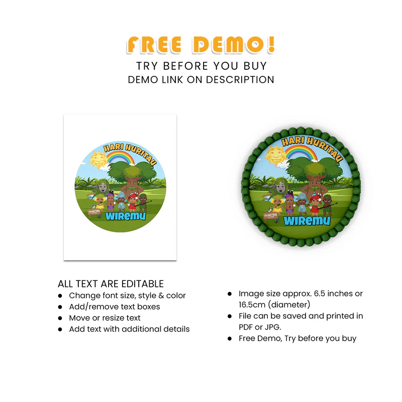 Takaro Tribe Icing Sheet Cake Images Custom Edible Topper