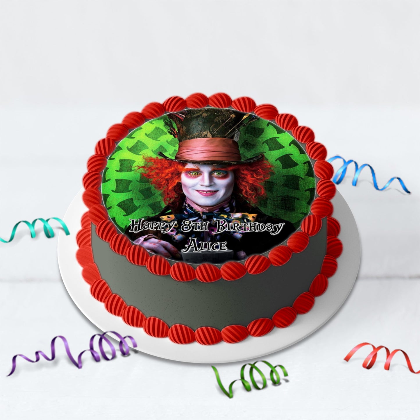 Alice in Wonderland Birthday Decorations, Tea Party Party Supplies, Mad Hatter, Onederland, Alice in Wonderland - Mad Hatter SVG
