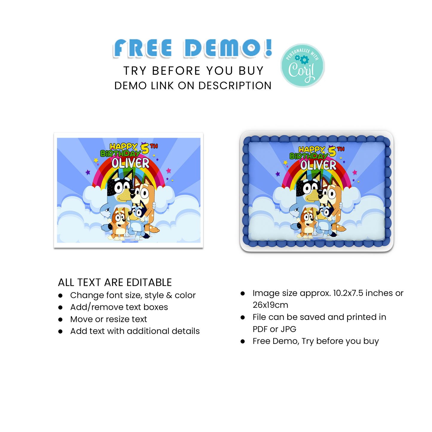 Bluey Birthday Decorations, Bluey TV Show Party Supplies, Bluey Netflix, Blue, Bluey SVG