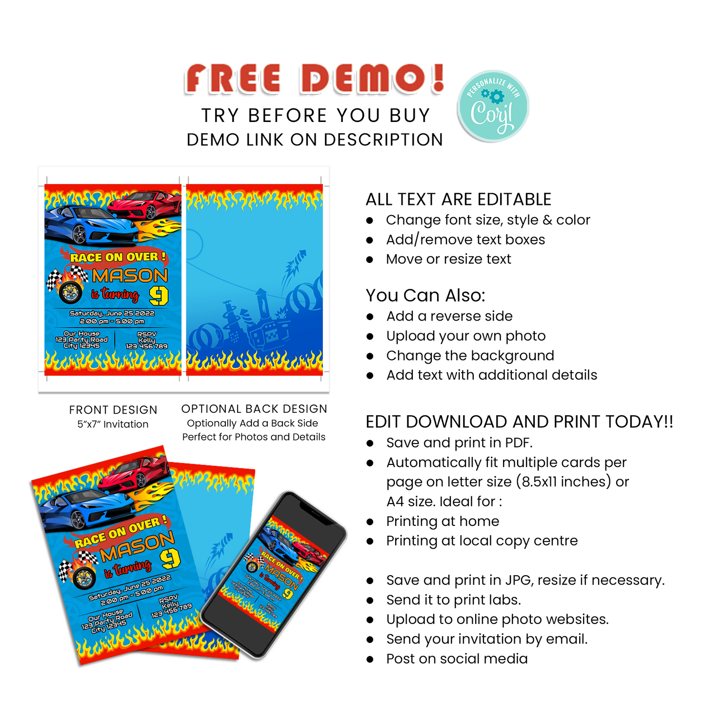 Make Your Invitations Stand Out, Impress Your Guests with Our Personalized Birthday Card Invitations