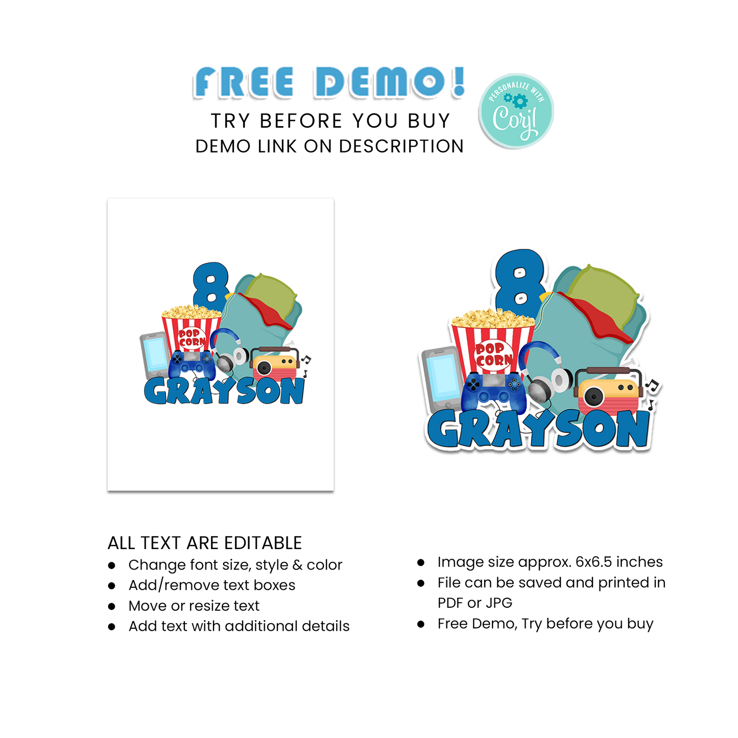 Sleepover Party: Add a Unique Touch to Your Child’s Special Day with Our Custom Designs for Memorable Celebrations!