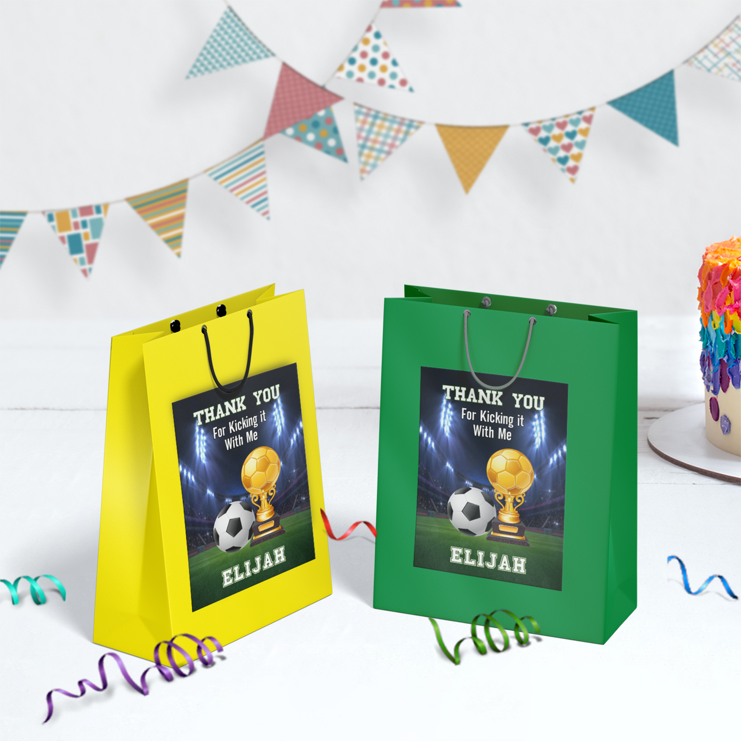 Soccer Gift Bag Label