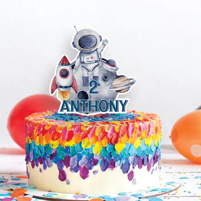 Astronaut Birthday Decorations, Outer Space Party Supplies, Space Themed, Astronaut Digital Template, Editable Astronaut Image SVG PNG