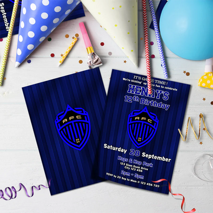 Auckland FC Birthday Decorations, Kiwi Soccer Football Party Supplies, Aucland FC football Themed, All Whites Football Digital Template, Editable Auckland FC Image SVG PNG