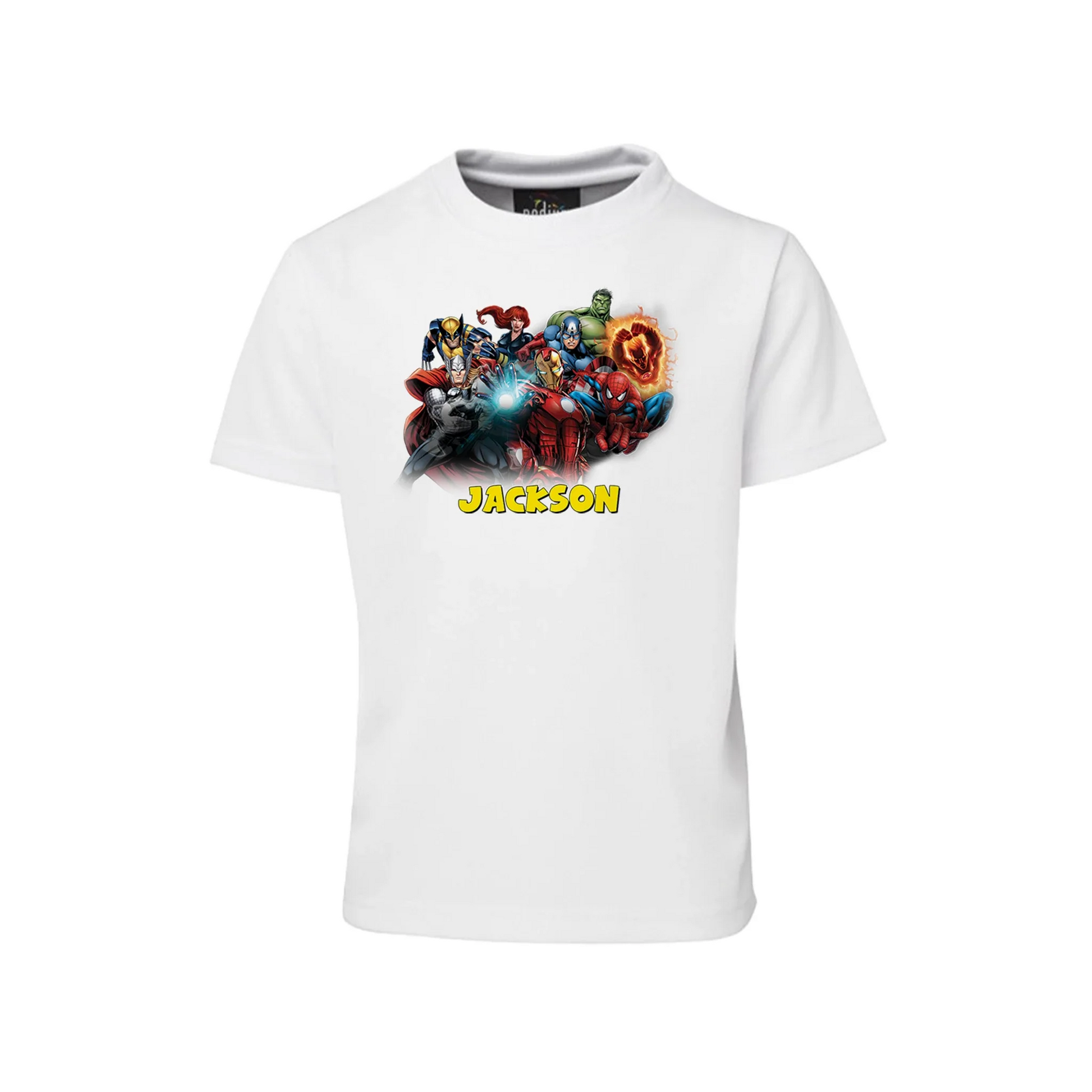 Sublimation T-Shirt with The Avengers design