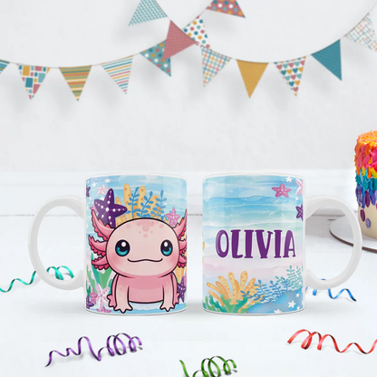 Axolotl Birthday Decorations, Axolotl birthday Party Supplies, Axolotl Themed, Axolotl Digital Template, Editable Axolotl Image SVG PNG