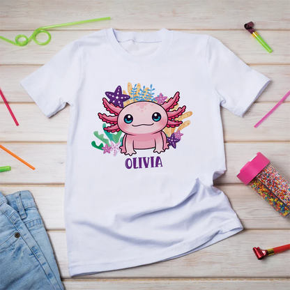 Axolotl Birthday Decorations, Axolotl birthday Party Supplies, Axolotl Themed, Axolotl Digital Template, Editable Axolotl Image SVG PNG
