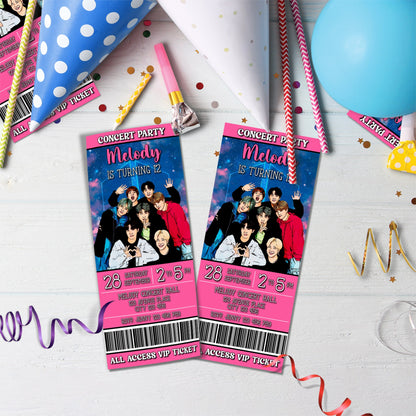 BTS Birthday Decorations, Bangtan Boys Party Supplies, BTS Kpop, Jimin, Suga, Jungkook, BTS - Bangtan Boys SVG