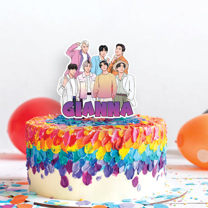 BTS Birthday Decorations, Bangtan Boys Party Supplies, BTS Kpop, Jimin, Suga, Jungkook, BTS - Bangtan Boys SVG