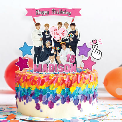 BTS Birthday Decorations, Bangtan Boys Party Supplies, BTS Kpop, Jimin, Suga, Jungkook, BTS - Bangtan Boys SVG