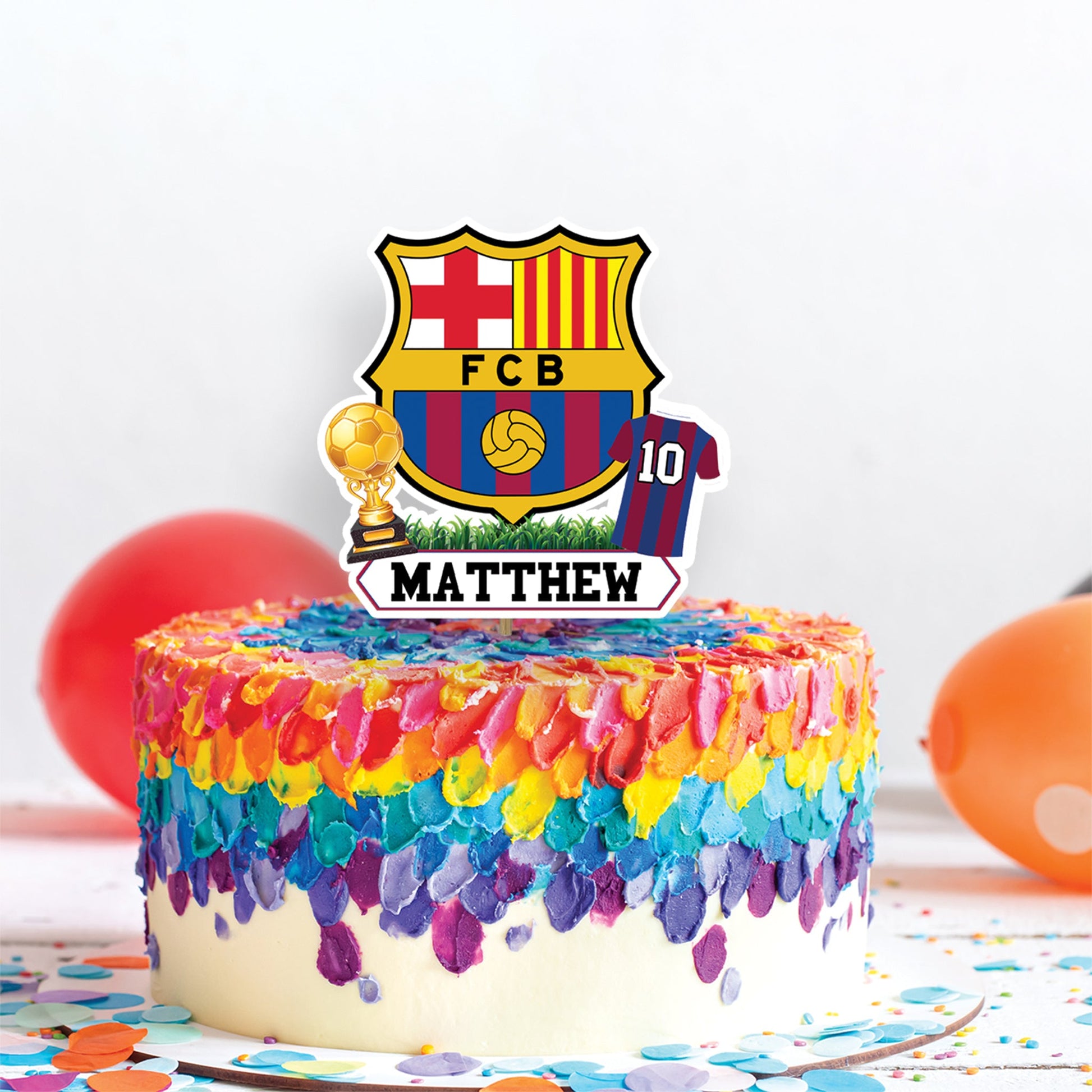 FC Barcelona Birthday Decorations, Barcelona La Liga Party Supplies, Barcelona, Barca, FC Barcelona SVG