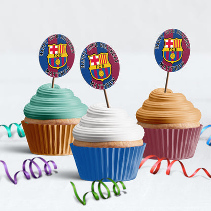 FC Barcelona Birthday Decorations, Barcelona La Liga Party Supplies, Barcelona, Barca, FC Barcelona SVG