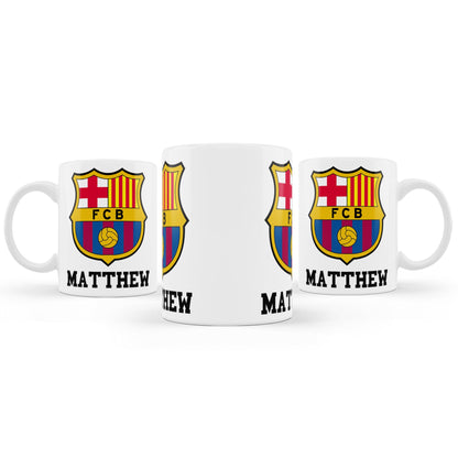 Sublimation mug with FC Barcelona theme