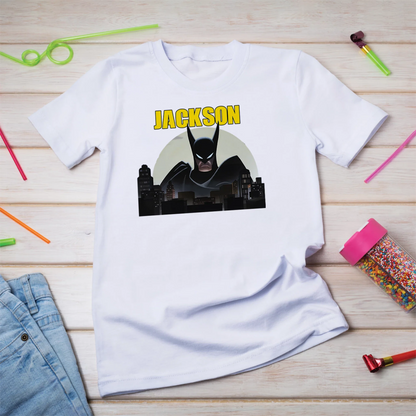 Batman Birthday Decorations, Gotham City DC Comics Party Supplies, Batman Superhero Themed, Batman Digital Template, Editable Batman Image SVG PNG