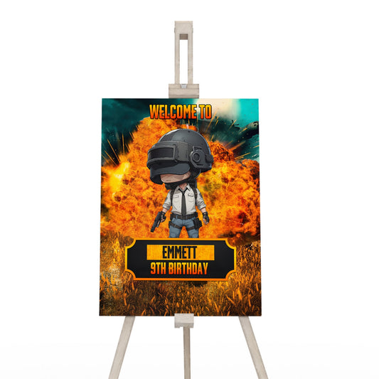 PUBG Welcome Sign