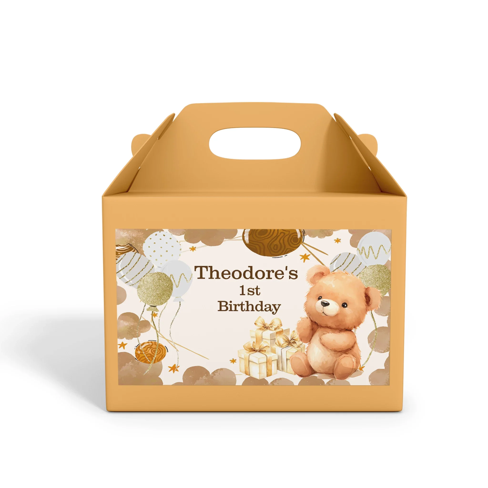 Bear Treat Box Label Printable – PartyDaz