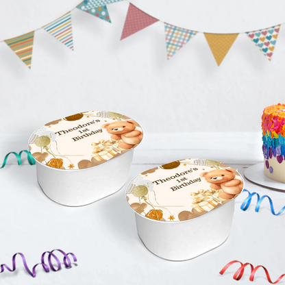 1st Birthday Birthday Decorations, Teddy Bear Party Supplies, Paddington Bear Themed, Bear doll toys Digital Template, Editable Bear Image SVG PNG