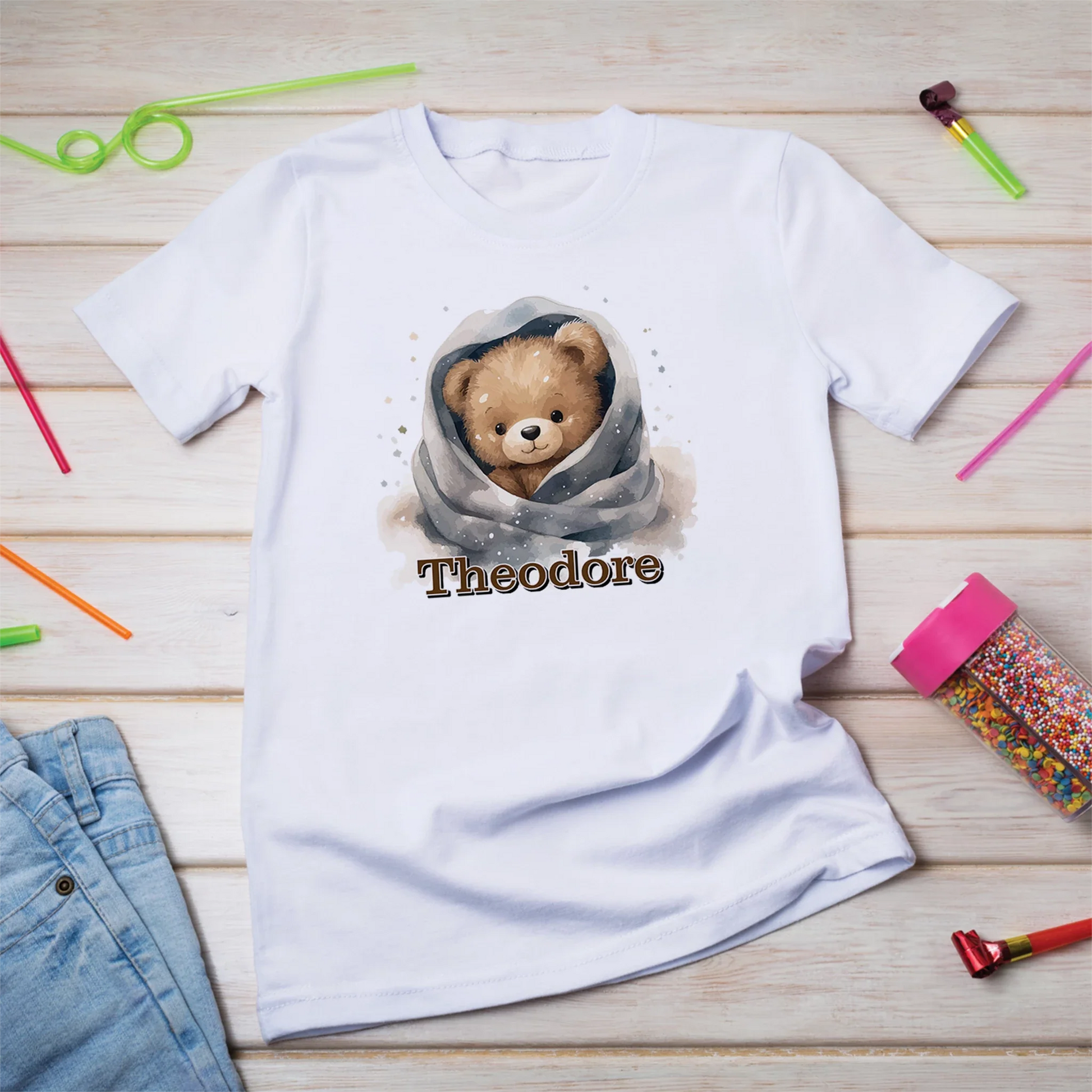 1st Birthday Birthday Decorations, Teddy Bear Party Supplies, Paddington Bear Themed, Bear doll toys Digital Template, Editable Bear Image SVG PNG