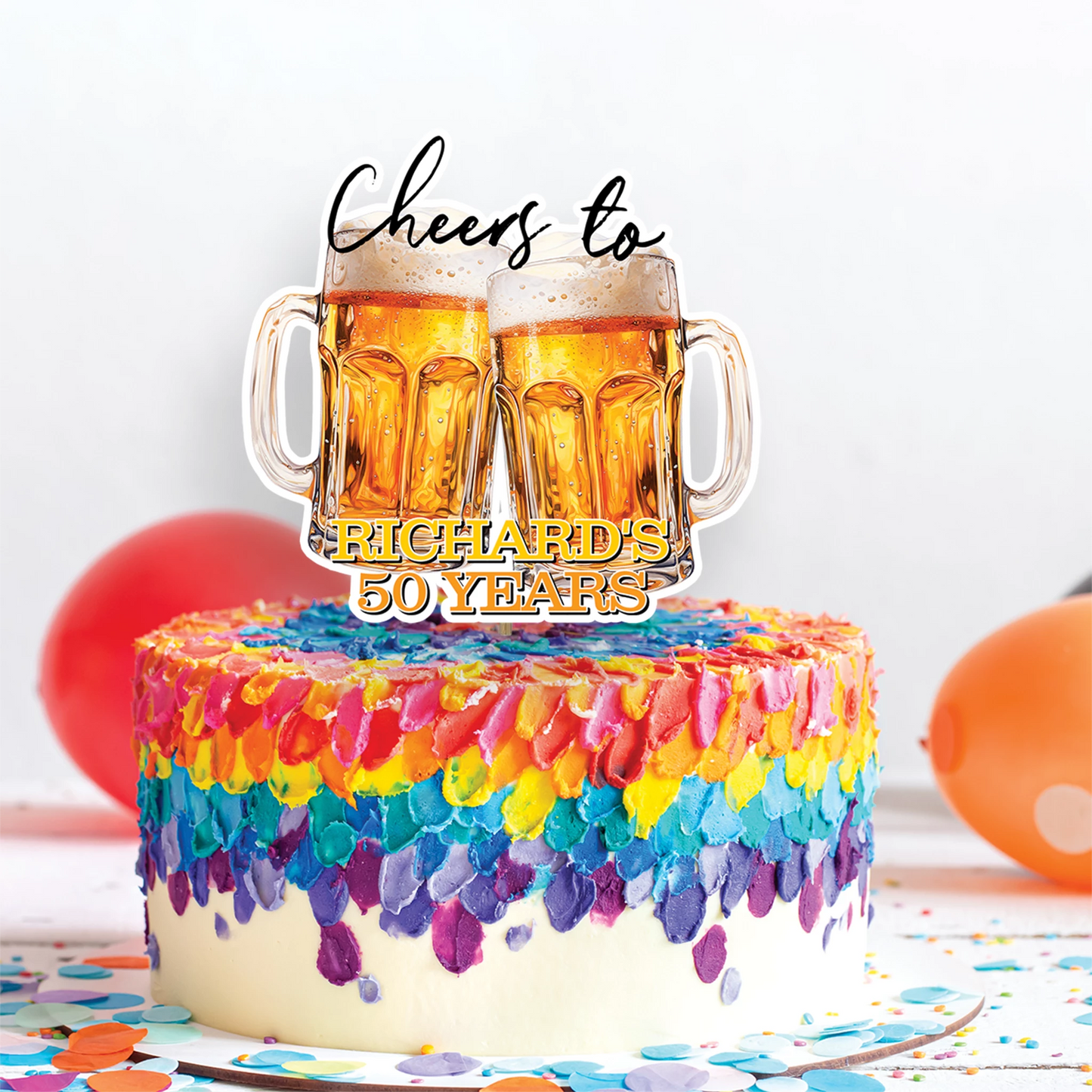 Beer Birthday Birthday Decorations, Adult Party Party Supplies, Mens Birthday Themed, 50th Birthday Digital Template, Editable Beer Adult Birthday Image SVG PNG