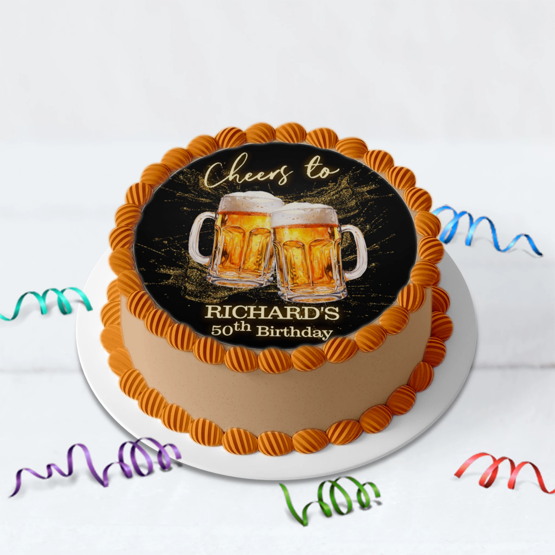 Beer Birthday Birthday Decorations, Adult Party Party Supplies, Mens Birthday Themed, 50th Birthday Digital Template, Editable Beer Adult Birthday Image SVG PNG