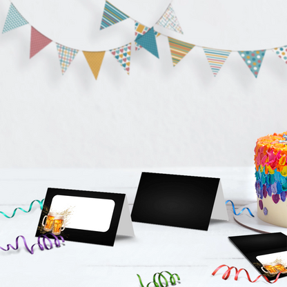 Beer Birthday Birthday Decorations, Adult Party Party Supplies, Mens Birthday Themed, 50th Birthday Digital Template, Editable Beer Adult Birthday Image SVG PNG