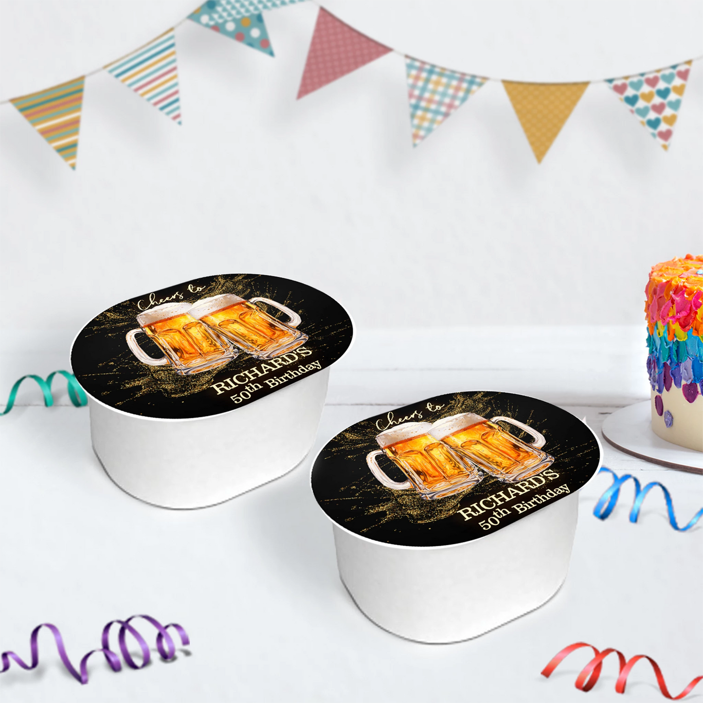 Beer Birthday Birthday Decorations, Adult Party Party Supplies, Mens Birthday Themed, 50th Birthday Digital Template, Editable Beer Adult Birthday Image SVG PNG