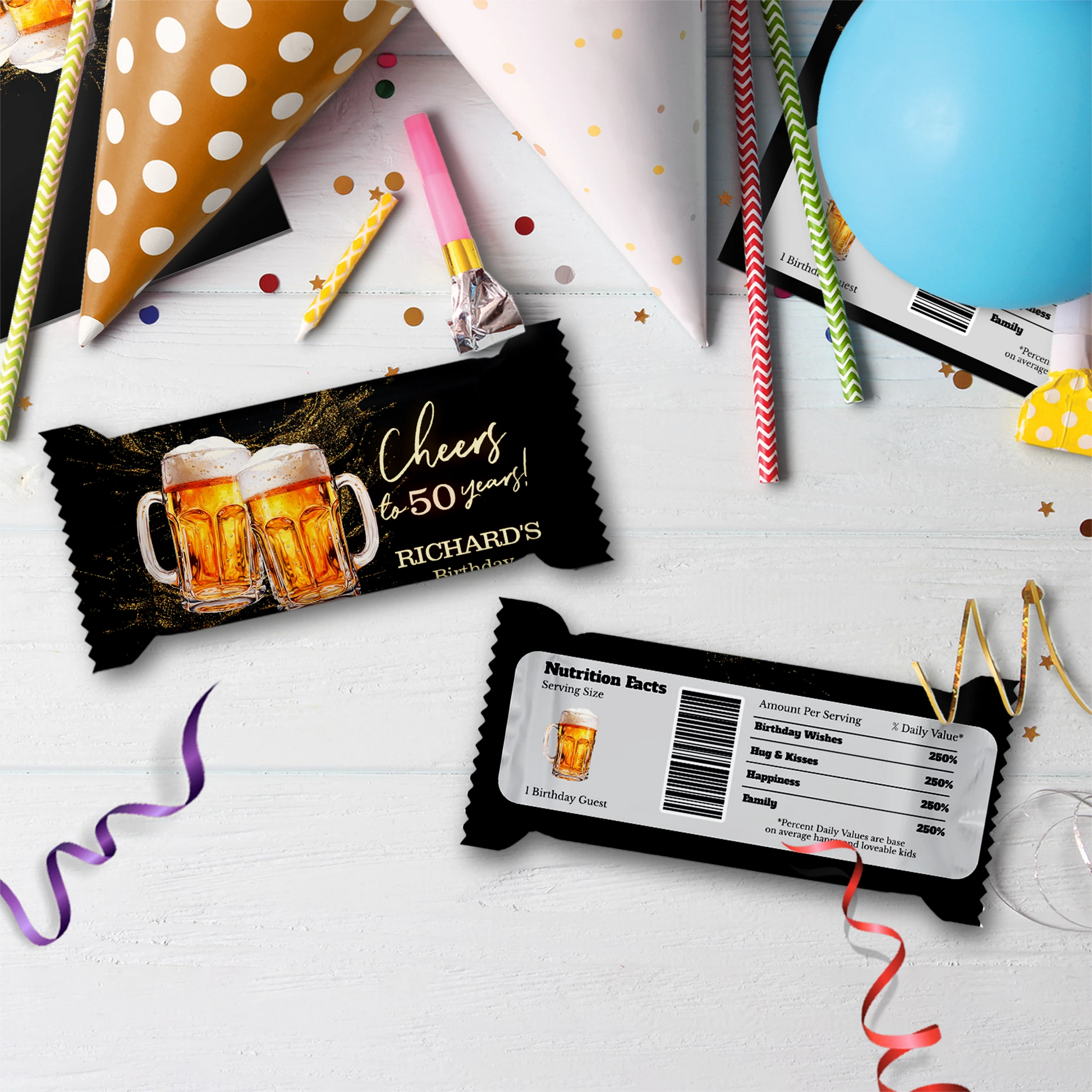 Beer Birthday Birthday Decorations, Adult Party Party Supplies, Mens Birthday Themed, 50th Birthday Digital Template, Editable Beer Adult Birthday Image SVG PNG